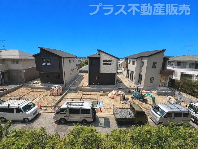 【外観】 | 福岡市東区美和台5丁目2期　1号棟（全3棟）【仲介手数料無料・0円】 | 建築中の物件は、お近くのモデルハウスも一緒にご覧頂けます。