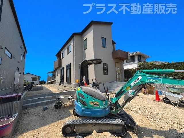 【外観】 | 福岡市東区美和台5丁目2期　1号棟（全3棟）【仲介手数料無料・0円】 | 完成イメージの外観パースです。