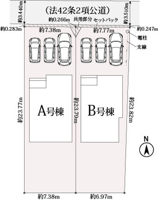 【区画図】 | 駿東郡清水町長沢 新築一戸建て B号棟 | B号棟の区画図です