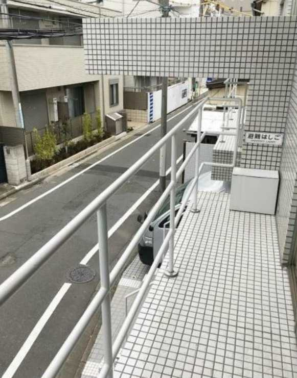 パシフィックハウス池尻　礼金０　SOHO相談　オートロックのバルコニー