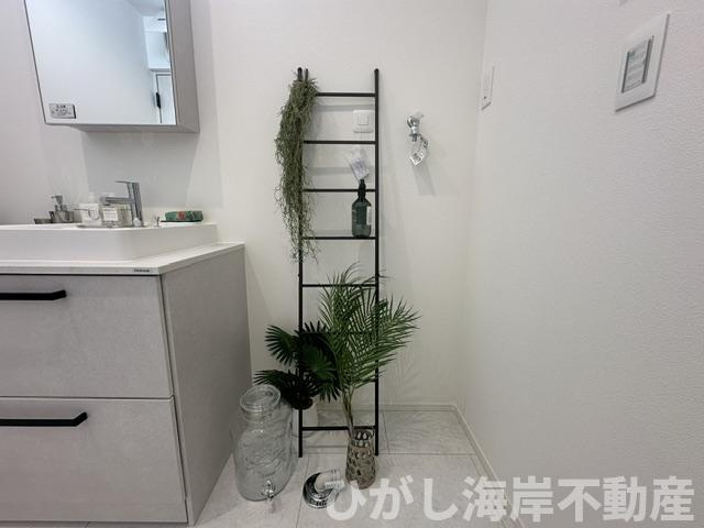 藤沢市本鵠沼４丁目　新築戸建　全3棟のランドリースペース|洗濯機置場