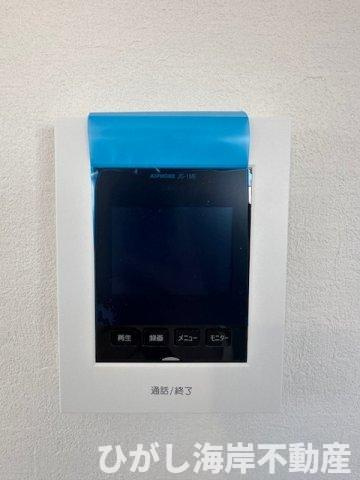 茅ヶ崎市今宿　新築戸建　全2棟のセキュリティ|TVモニター付きインターフォン
