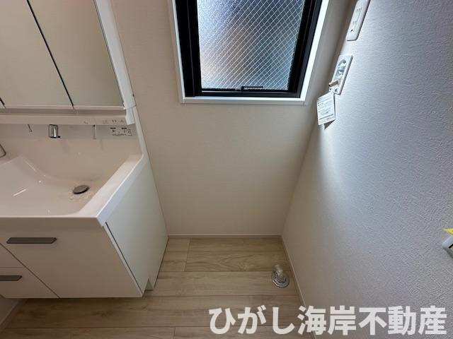 茅ヶ崎市今宿　新築戸建　全2棟のランドリースペース|洗濯機置き場