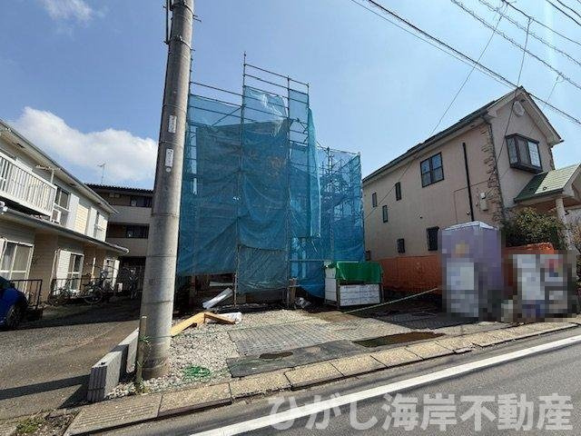 平塚市西八幡3丁目　新築戸建の外観|3月28日撮影　建築中　現地外観
