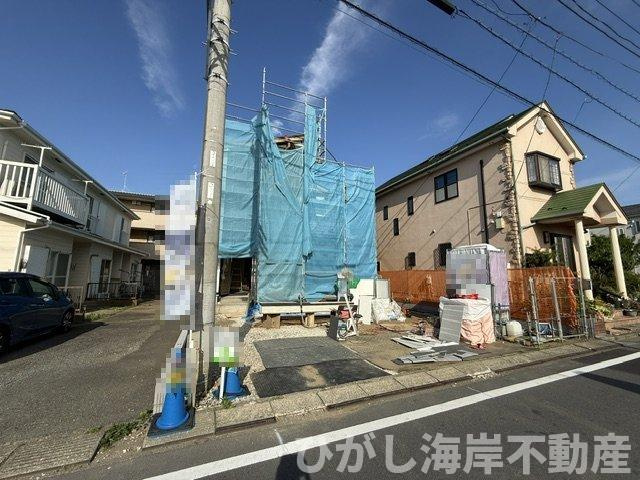 平塚市西八幡3丁目　新築戸建の外観|6月5日撮影　建築中　現地外観
