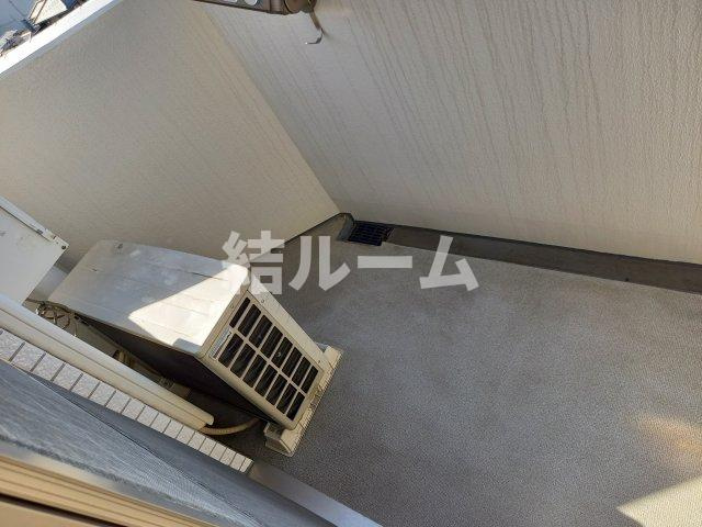 板橋区氷川町の賃貸マンションのバルコニー