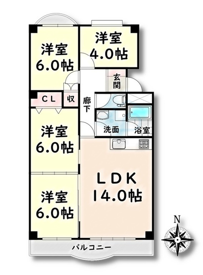 【間取り】 | 三豊マンション瑞穂【名古屋市賃貸・ファミリータイプ】