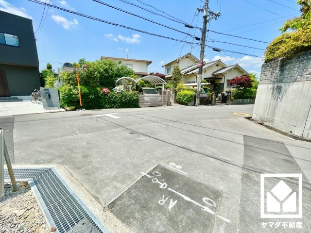 八幡市男山泉　A号地の前面道路含む現地写真|5月16日　現地写真更新
