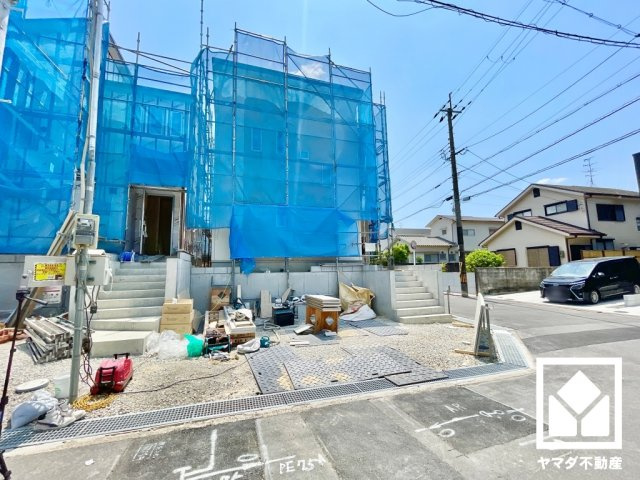 八幡市男山泉　A号地の外観|5月16日　現地写真更新