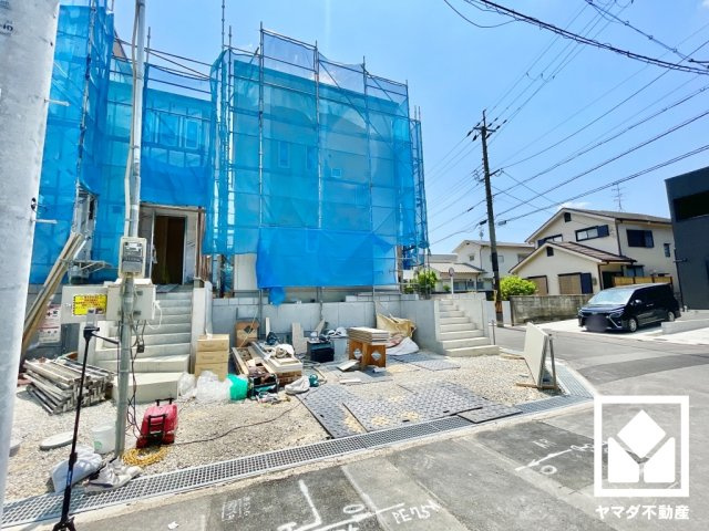 八幡市男山泉　A号地の外観|5月16日　現地写真更新