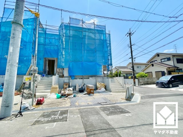 八幡市男山泉　A号地の外観|5月16日　現地写真更新