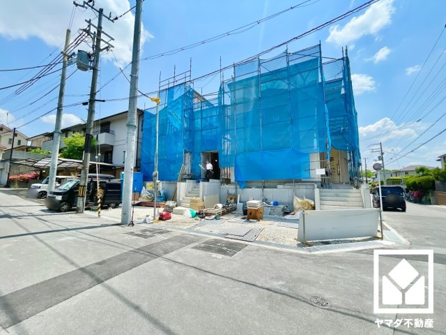 八幡市男山泉　A号地の外観|5月16日　現地写真更新