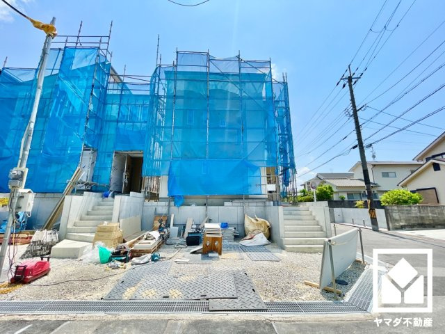 八幡市男山泉　A号地の外観|5月16日　現地写真更新