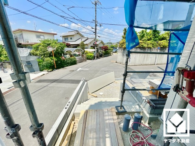 八幡市男山泉　A号地の外観|5月16日　現地写真更新