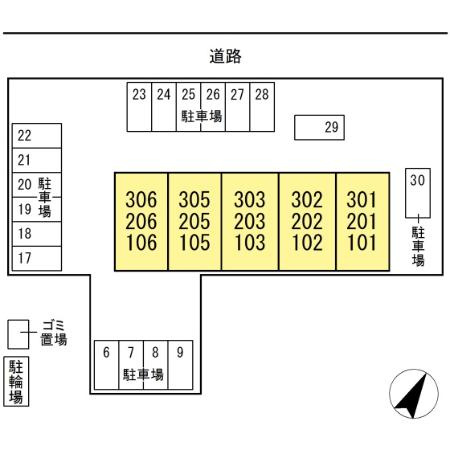アーバンヒルズかしまⅠの区画図|配置図