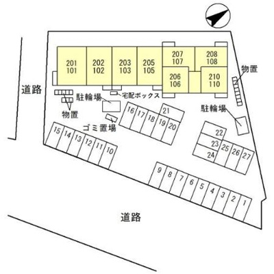【区画図】 | D-roomグランデ