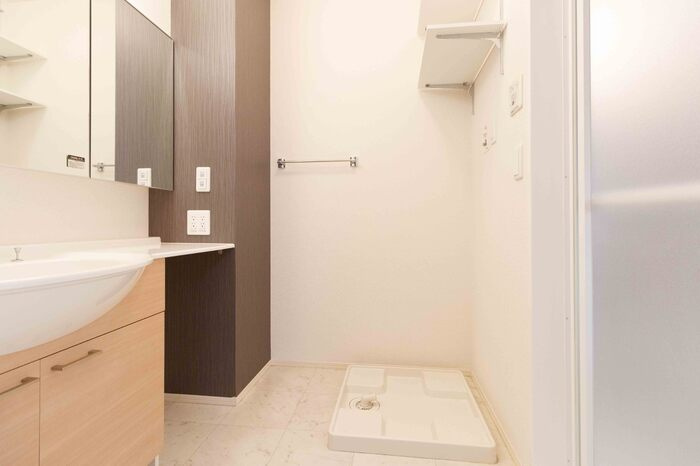 Ｄ－ｒｏｏｍ小矢部　A棟の洗面所
