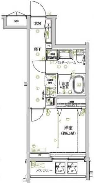 アルテシモレンナ　ペット相談可　築浅　デザイナーズの間取り