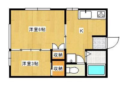 コーポさつきの間取り