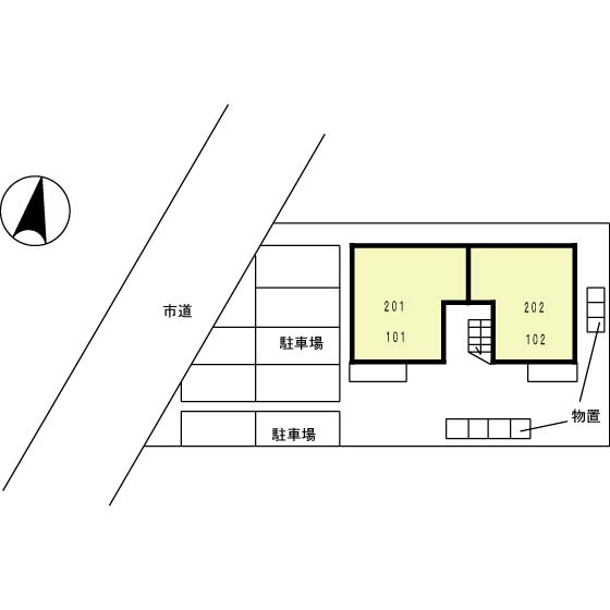 セジュールＳＥＩ202の区画図