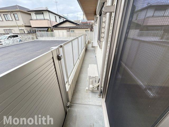 シャーメゾンラフテルのバルコニー
