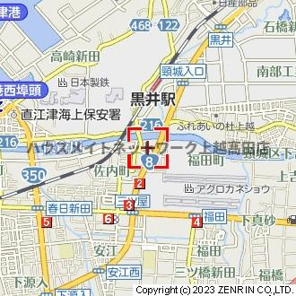 インサイドモートの地図|位置図