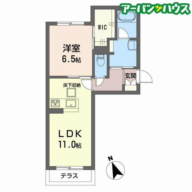 シャーメゾンコンソラータの間取り