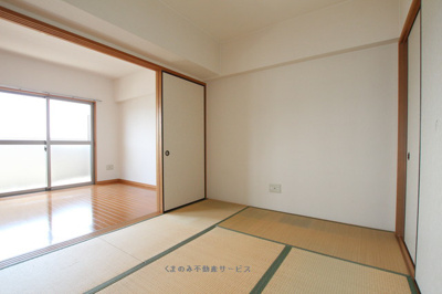 【和室】 | パルデンスエコノⅤ | 和室があれば、来客や子供用のスペースとして活躍します
パルデンス・エコノⅤ603号室2013/5/3撮影