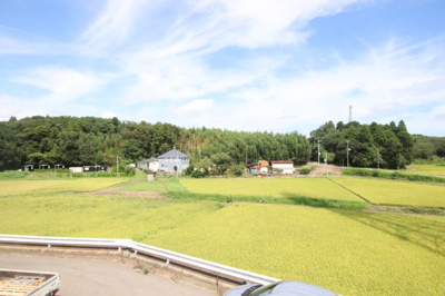 前面はのどかな景色が広がります♪