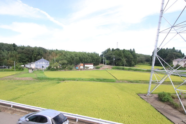 前面はのどかな景色が広がります♪
