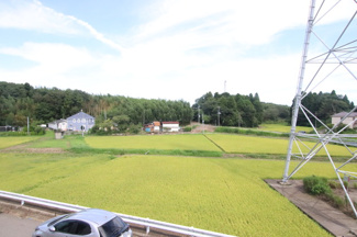 前面はのどかな景色が広がります♪