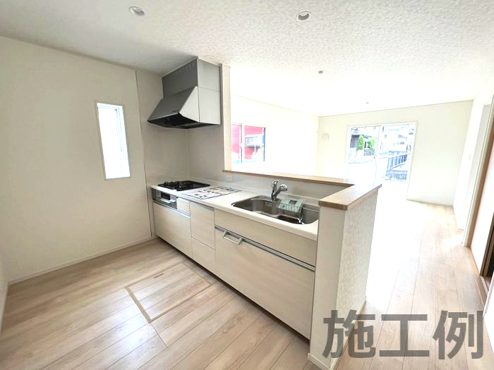 平塚市長持新築戸建て　第15-1号棟のキッチン|キッチンです
