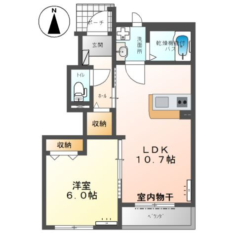 【間取り】 | ディアフォレストⅡ