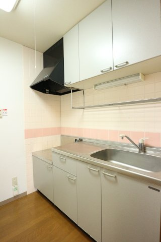 JOYFUL TOWN SODAのキッチン|※別のお部屋の写真です。反転間取り。