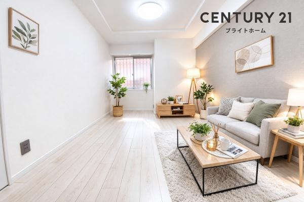 伊勢佐木クイントパラディオの洋室|窓からの光が嬉しい洋室です。
収納もあり、荷物が多い方にも安心です♪
※家具等はCGでの参考レイアウトです。