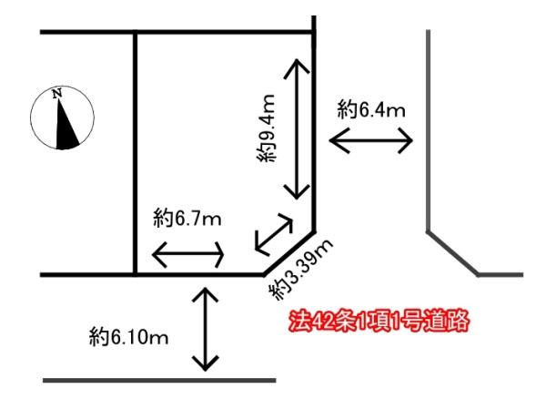 【土地図】 | 垂水区星陵台2丁目　建築条件なし売土地！