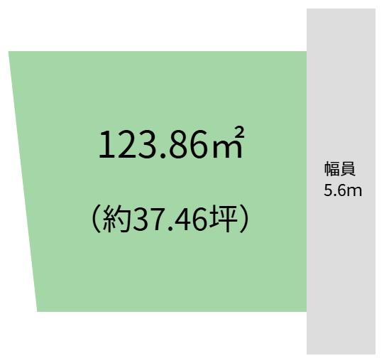 和歌山市黒田　土地の土地図
