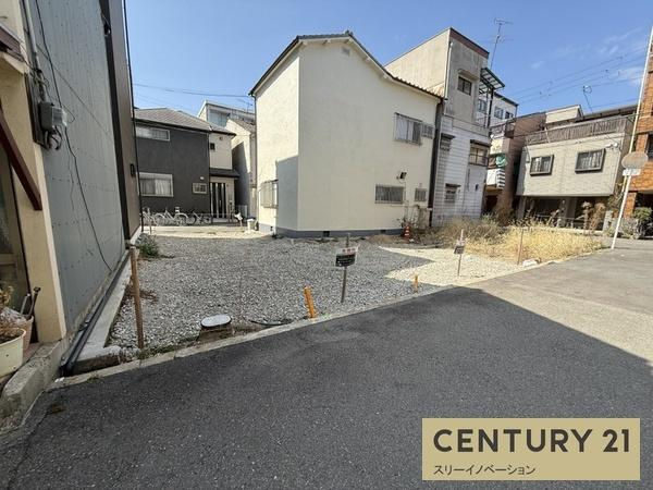 平尾3丁目土地の前面道路含む現地写真