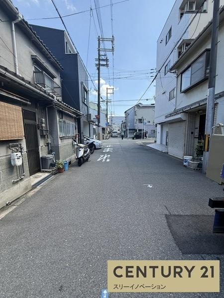 平尾2丁目土地の前面道路含む現地写真