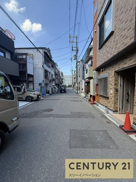 平尾2丁目土地の前面道路含む現地写真