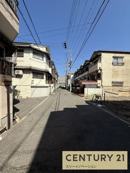 南恩加島6丁目土地の前面道路含む現地写真