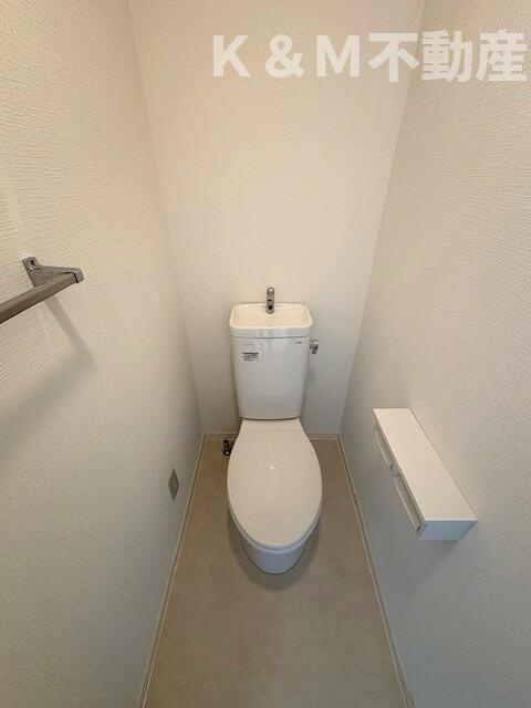 ユニパリス柏駅前のトイレ|落ち着いたトイレです