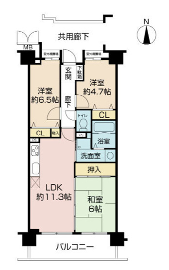 【間取り】 | スカイタワー鶴見緑地
