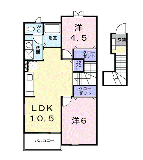 【間取り】 | エテルノＤ