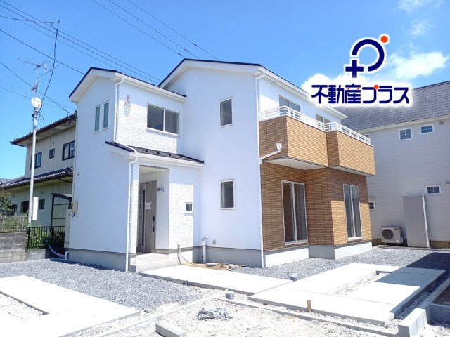 【小名浜住吉5期】　1号棟　◆新生活応援キャンペーン中♪の外観|同施工　
休日は家族みんなで夢のマイホーム探しに出かけてみませんか！（＾＾）♪
お問い合わせは不動産プラスまで☆

