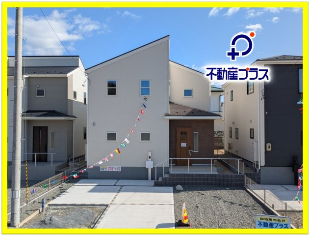 【内郷御厩町4丁目第1／全5棟　3号棟】　選べるマイホームキャンペーン実施中♪の外観|◆外観の写真です◆　
お洒落な新築は気分が上がりますね♪　新しい暮らしをお楽しみいただけます！！家に帰宅するのがより一層楽しみになります♪

