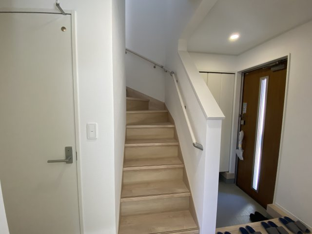 【いわき市錦町第32】　1号棟　※必ずもらえる選べるキャンペーン実施中！の玄関|同施工　■□■玄関の写真です■□■　
お洒落な玄関はお客様からも喜んでいただけそうですね！！