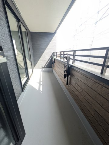 【郷ケ丘　4期】　3号棟　◆新生活応援キャンペーン中！　オール電化新築建売住宅☆・。のバルコニー|暖かな日差しのふりそそぐバルコニー
