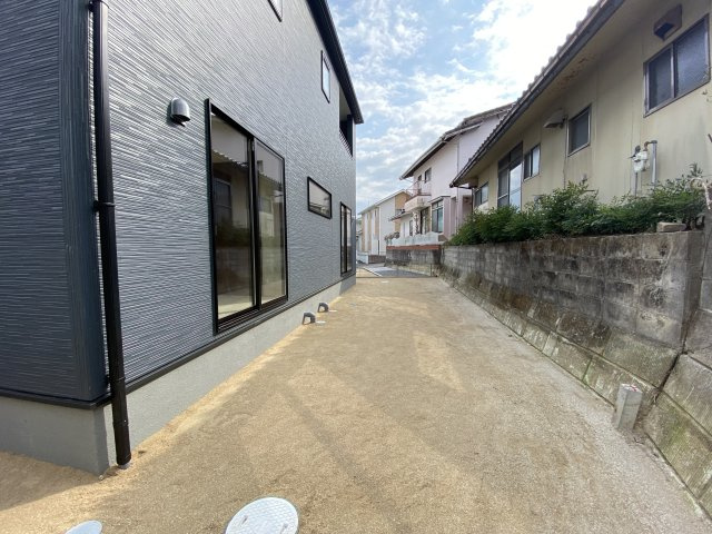 【いわき市若葉台2丁目　第5/1号棟】　◇期間限定キャンペーン開催◇の庭|簡単な家庭菜園も楽しめるお庭です