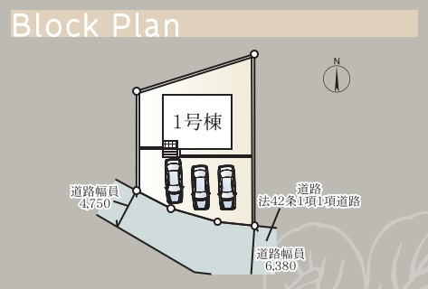 いわき市泉町下川第8　限定１棟！ ご案内も即日ご対応可能☆の区画図|全体区画図です。
